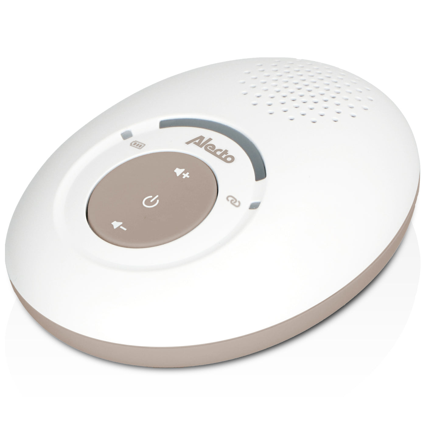 Alecto DBX110BE - Babyfoon Full Eco DECT, wit/taupe