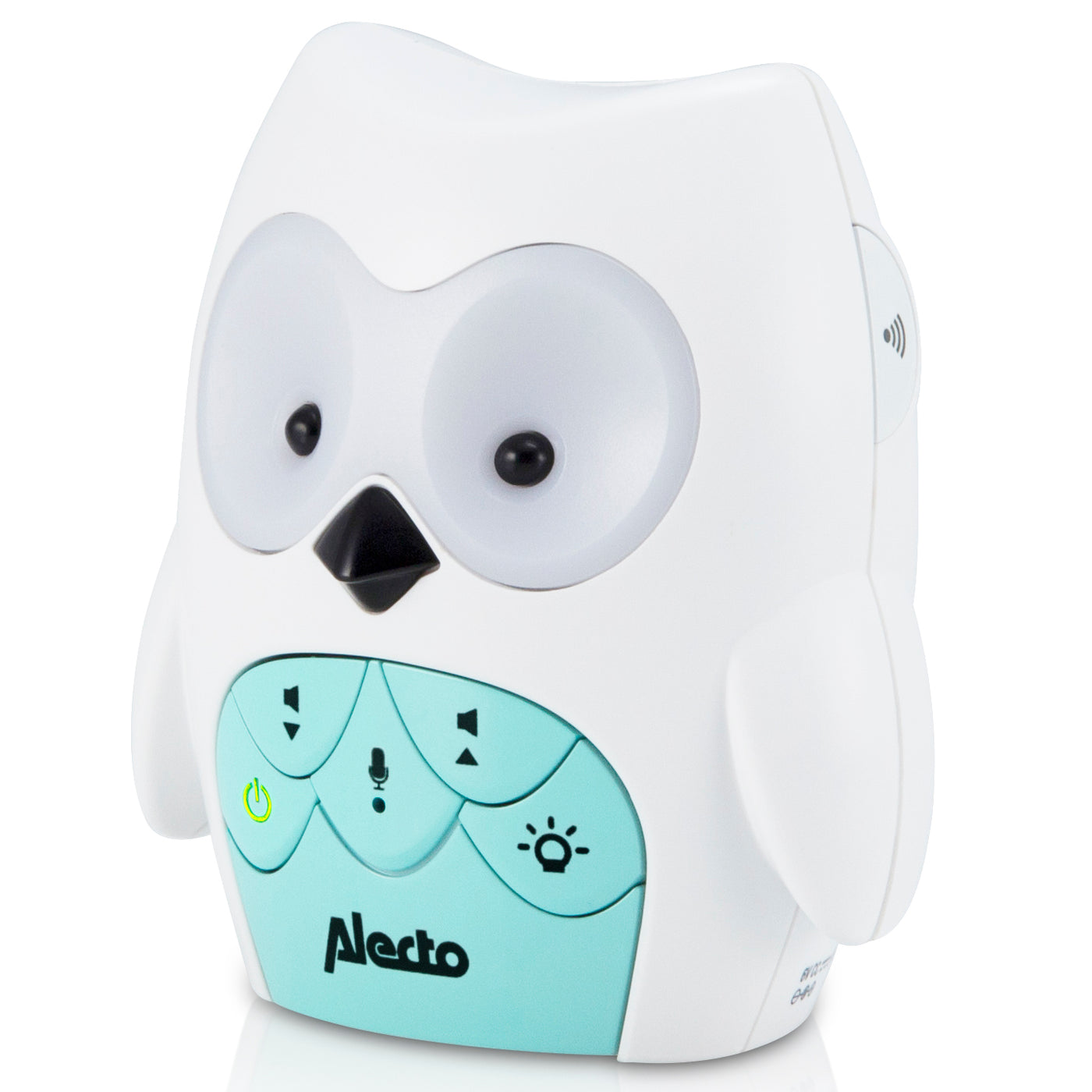 Alecto DBX-84 - DECT baby monitor owl, white/mint