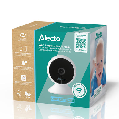 Alecto SMARTBABY5 - Wifi babyfoon met camera - Wit