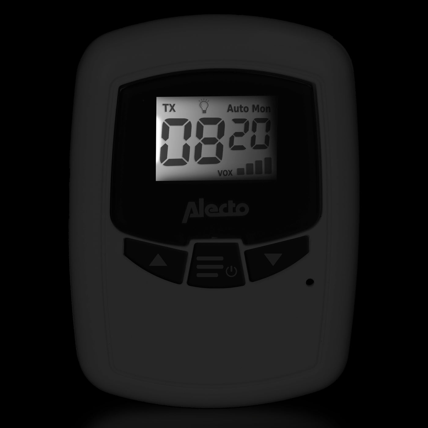 Alecto DBX-80 - Babyfoon met groot bereik tot 3.000 meter, wit/antraciet