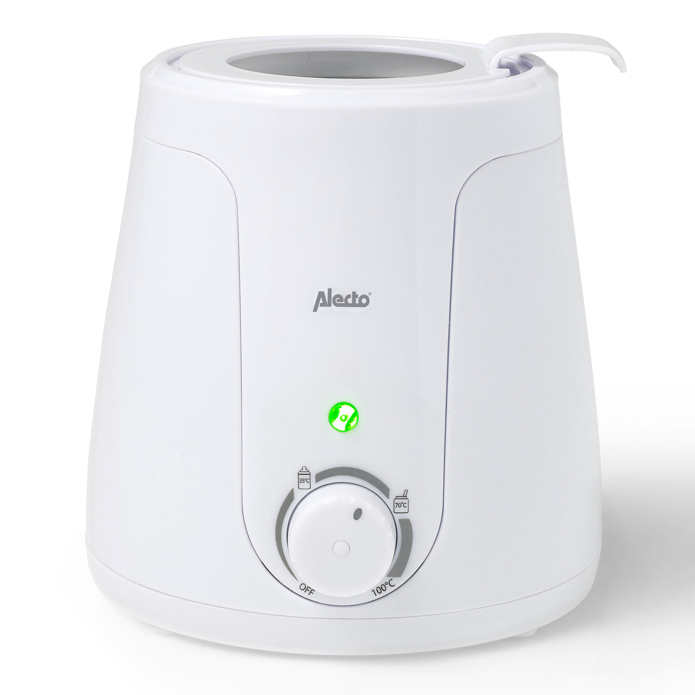 Alecto BW-70 - Flessenwarmer geschikt voor ieder flesje en potje - Snel en gemakkelijk in gebruik - Wit