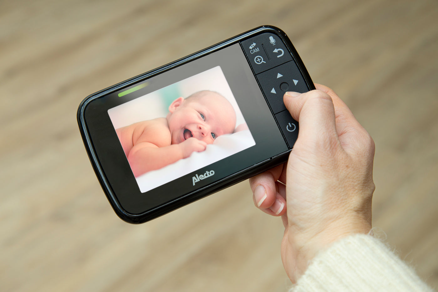 Alecto DVM135BK - Babyphone avec caméra et écran couleur 3.5", noir