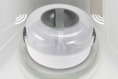 Alecto BW-04 - Magnetron fles sterilisator, wit