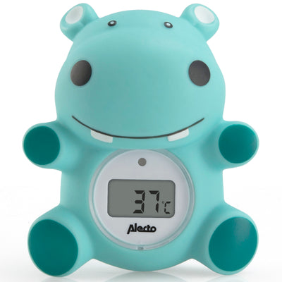 Alecto BC-11 HIPPO - Badthermometer en kamerthermometer, nijlpaard
