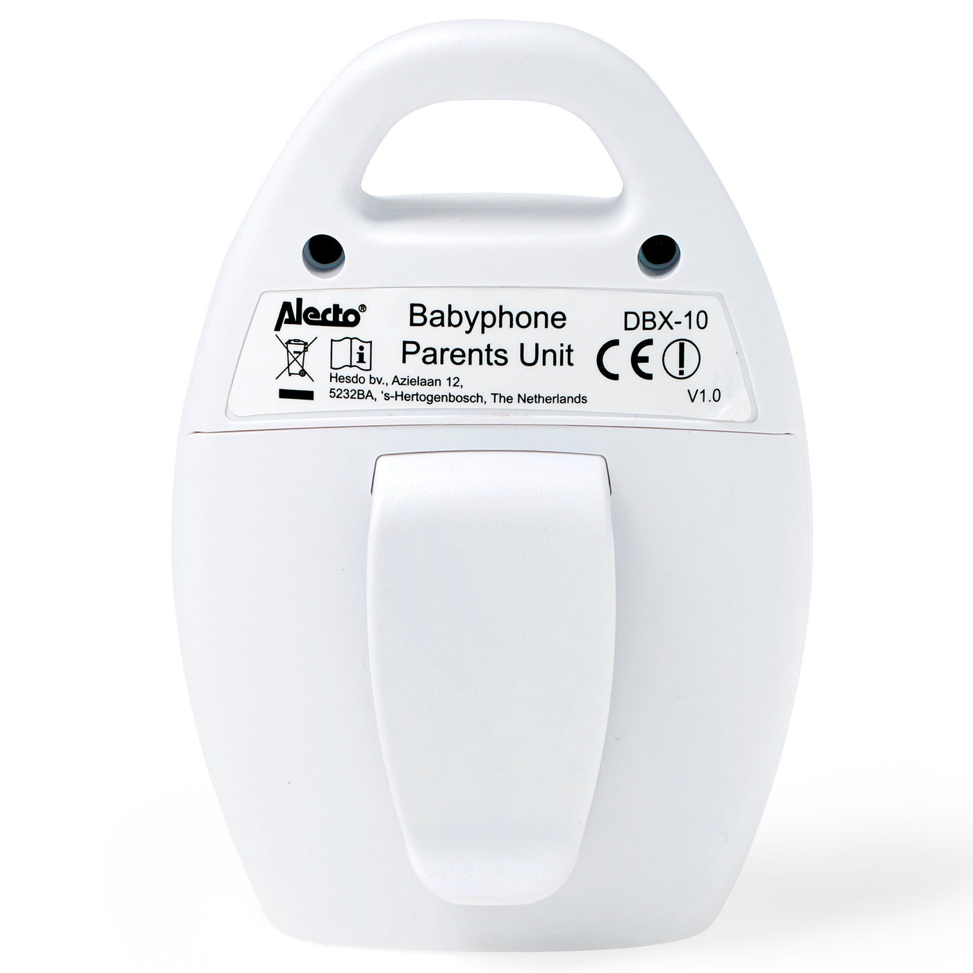 Alecto DBX-10 - Babyphone numérique, blanc/blue