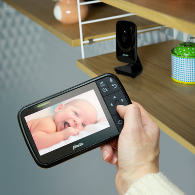 Alecto DVM149 - Babyphone avec caméra et écran couleur 4.3", noir