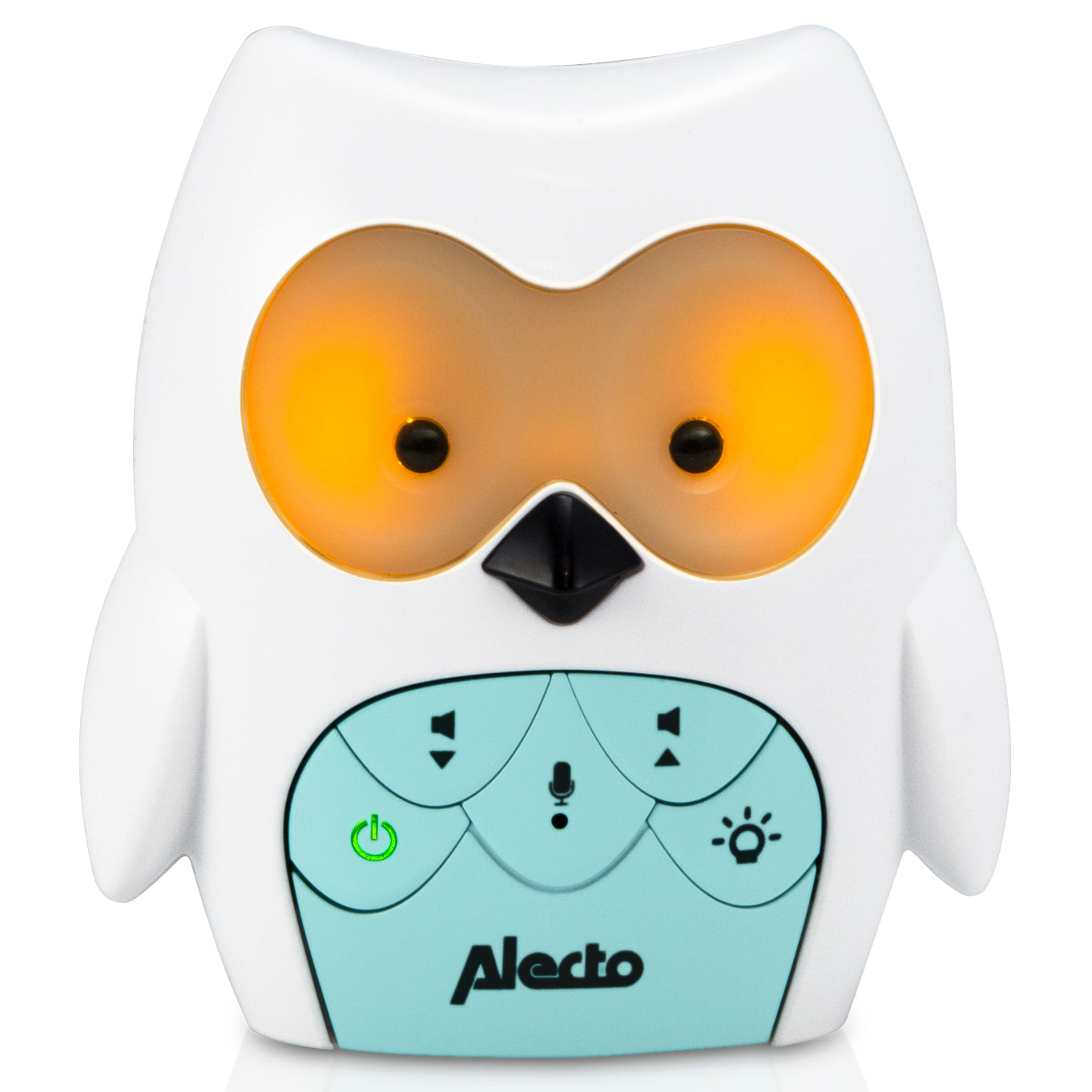 Alecto DBX-84 - Babyphone DECT hibou, blanc/menthe