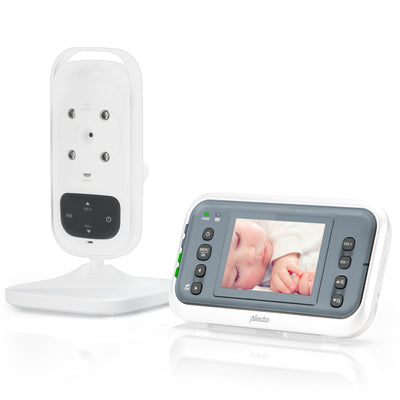 Alecto DVM-76 - Video baby monitor with 2.8" colour display, white/anthracite