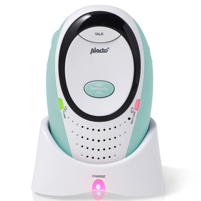 Alecto DBX-85MT - Full Eco DECT babyfoon, wit/mintgroen