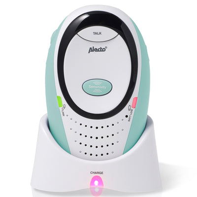 Alecto DBX-85MT - Full Eco DECT baby monitor, white/mint green