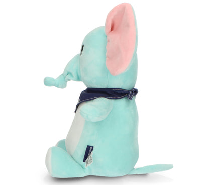 Alecto BC350 - Knuffel olifant met rustgevende geluiden en nachtlampje