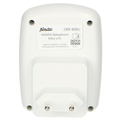 Alecto DBX-80BU - Extra baby unit for DBX-80, white/anthracite