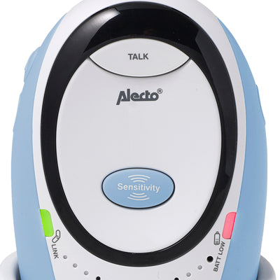 Alecto DBX-85 ECO - Babyphone Full Eco DECT, blanc/blue