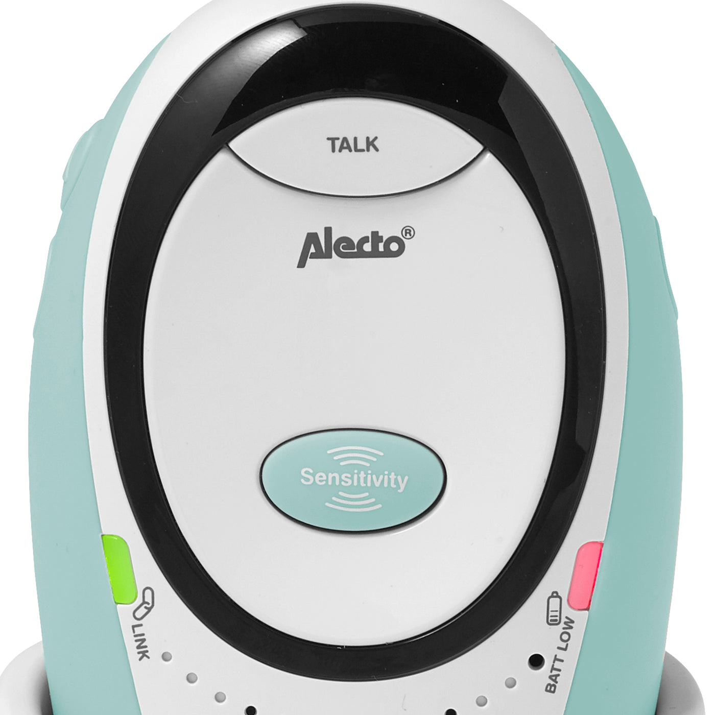 Alecto DBX-85MT - Full Eco DECT baby monitor, white/mint green