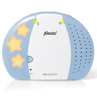 Alecto DBX-85 ECO - Full Eco DECT baby monitor, white/blue