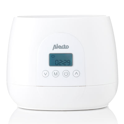 Alecto BW700TWIN - Fast digital duo bottle warmer for heating, sterilising, and defrosting, white