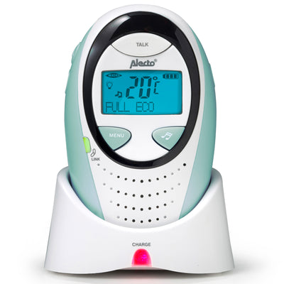 Alecto DBX-88MT - Full Eco DECT baby monitor with display, white/mint green