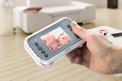 Alecto DVM-76 - Babyphone avec caméra et écran couleur 2.8", blanc/anthracite