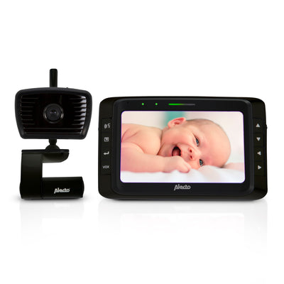Alecto DVM-250ZT - Babyphone avec caméra et écran couleur 5", noir