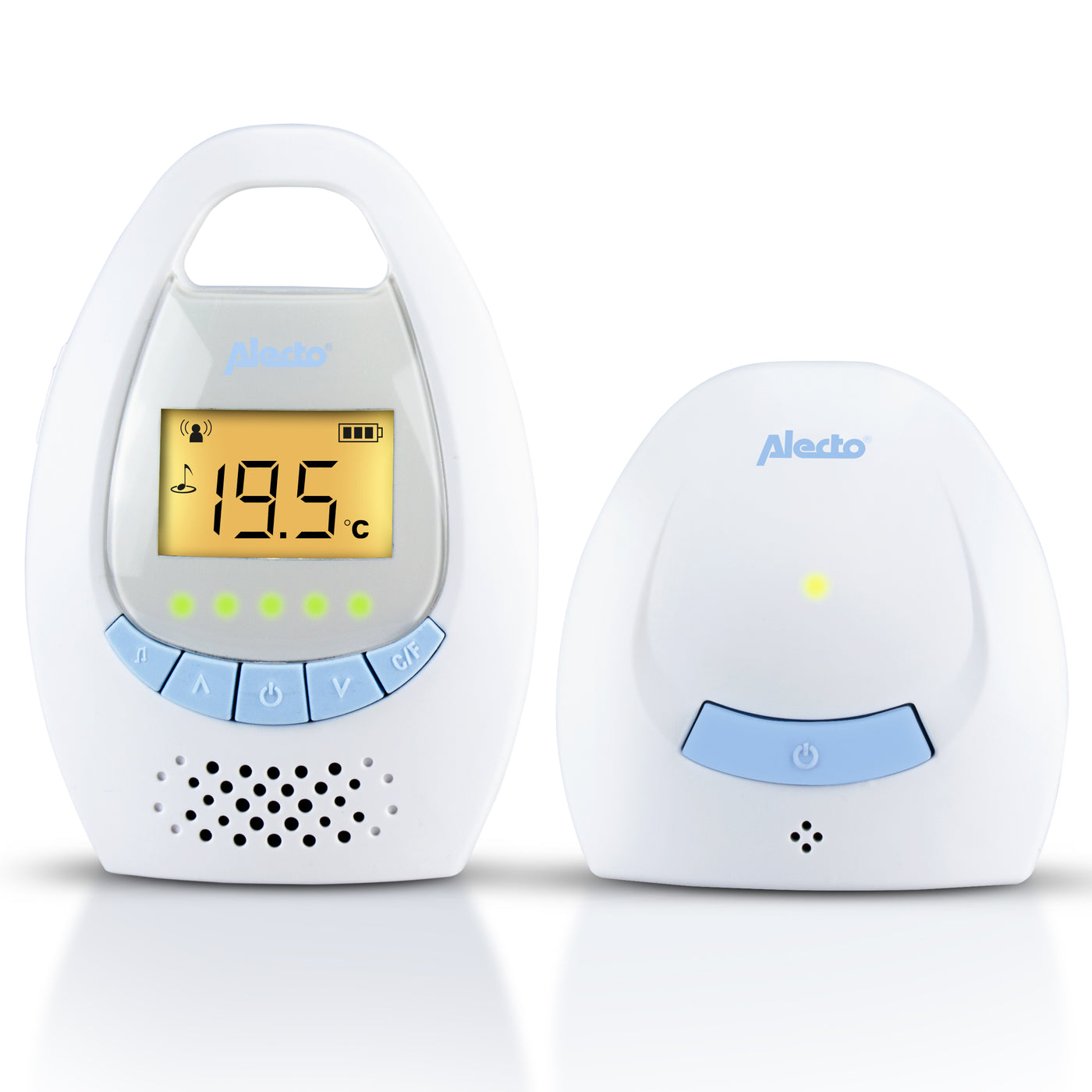Alecto DBX-20 - Digital baby monitor with display, white/blue