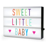 Alecto ALB-01 - LED Lightbox A4, 3 tekstregels, 85 letters en cijfers