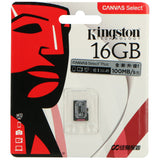 Alecto SD16 - SD kaart 16GB met SD adapter