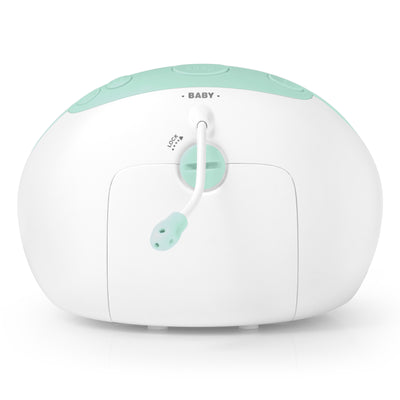 Alecto DBX-88MT - Babyphone Full Eco DECT avec écran, blanc/vert menthe