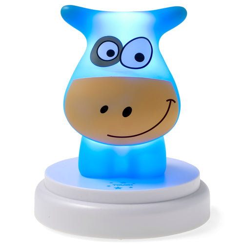 Alecto NAUGHTY COW - LED nachtlampje, koe, blauw