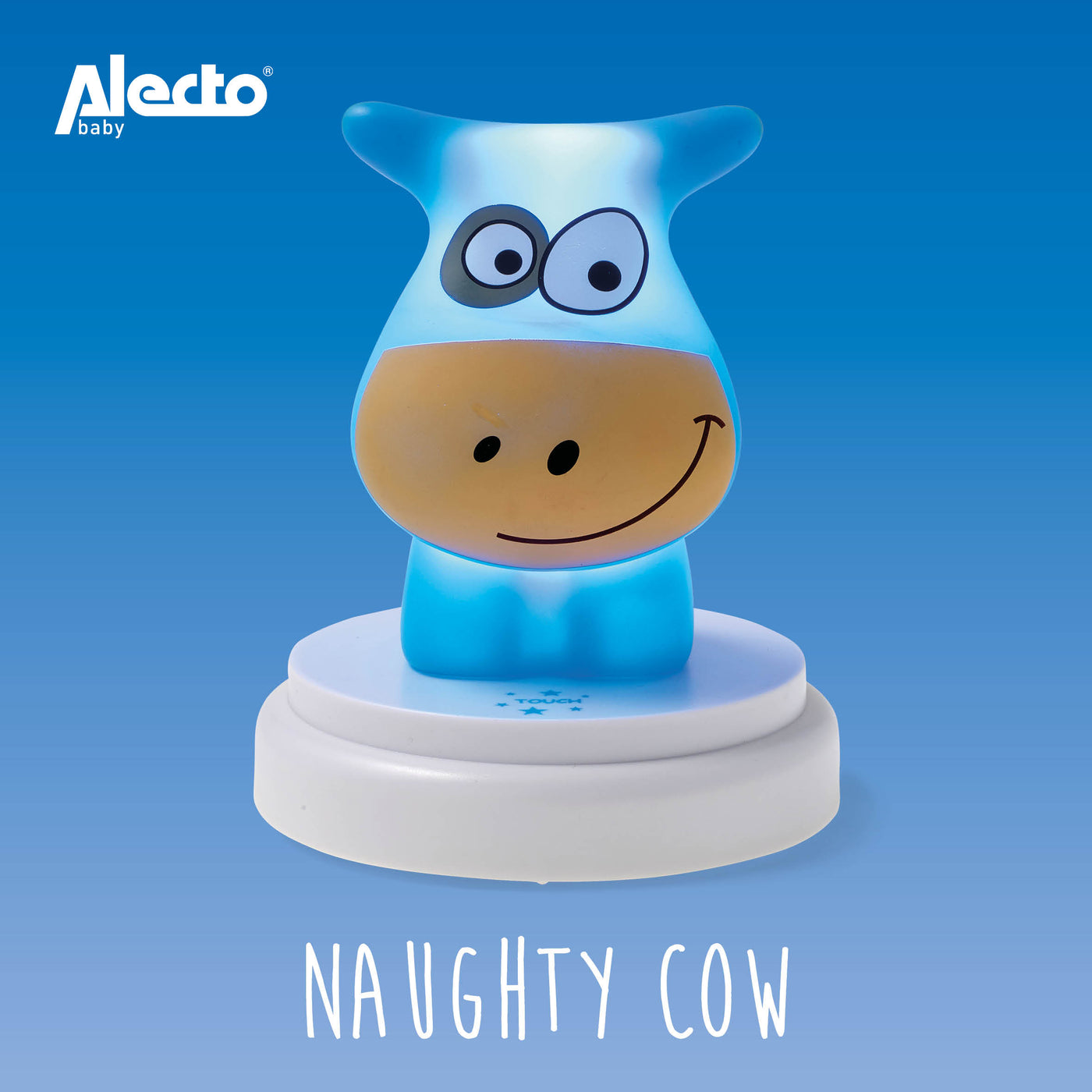 Alecto NAUGHTY COW - Veilleuse LED, vache, bleu