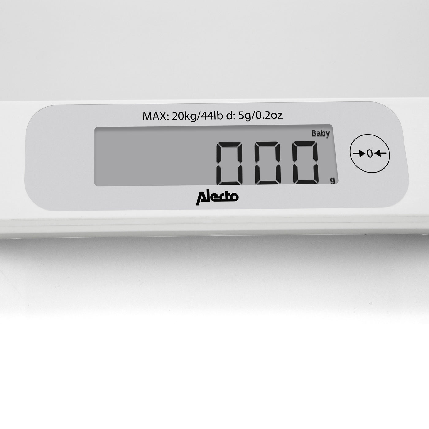 Alecto BC-29 - Babyweegschaal, wit