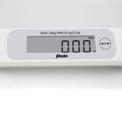 Alecto BC-29 - Babyweegschaal, wit