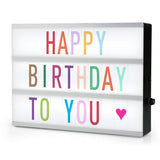 Alecto ALB-01 - LED Lightbox A4, 3 tekstregels, 85 letters en cijfers