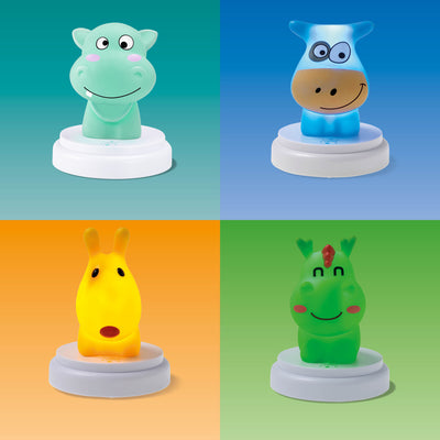 Alecto SILLY HIPPO - LED nachtlampje, nijlpaard, blauw