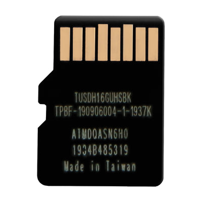 Alecto SD16 - SD card 16GB with SD adapter